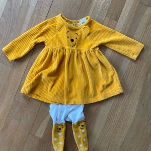 Hanna Andersson Disney Winnie the Pooh dress set